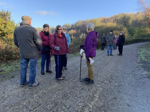 photo of walkers in Kingskerswell